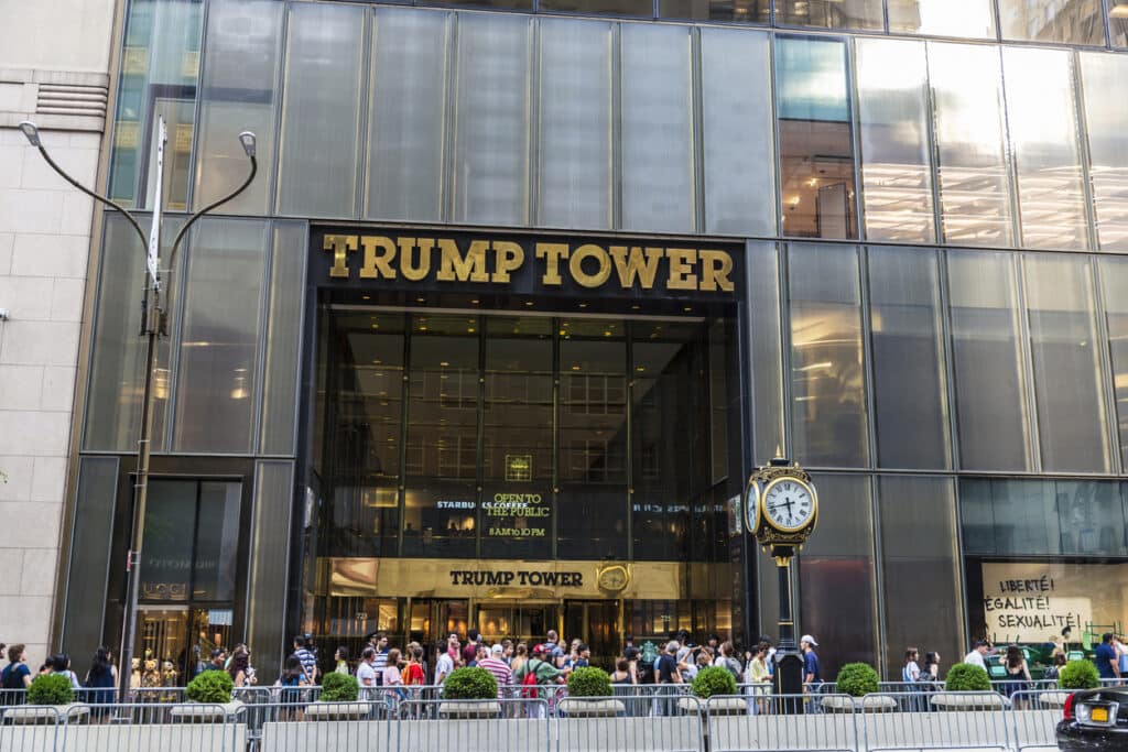 Trump Tower in New York City, USA