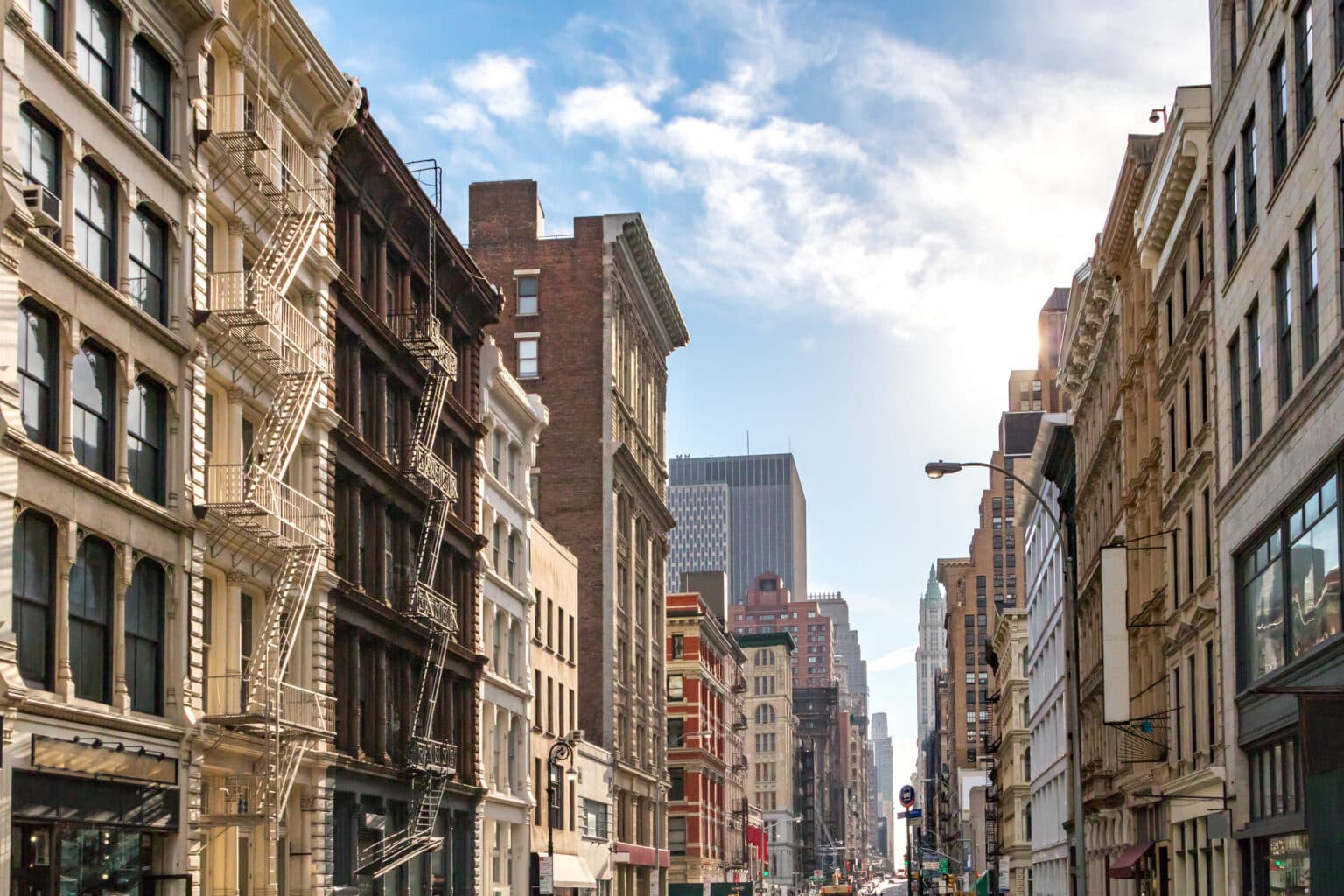 Buildings in SoHo New York City
