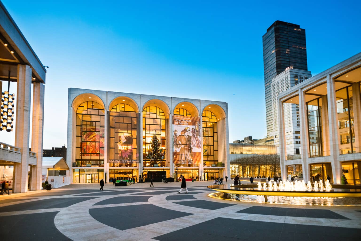 "New York, United States - December 6, 2012: The Lincoln Center is one of the world&rsquo;s leading venue presenting superb artistic programming such as theate, concerts, dance, cinema and poetry."