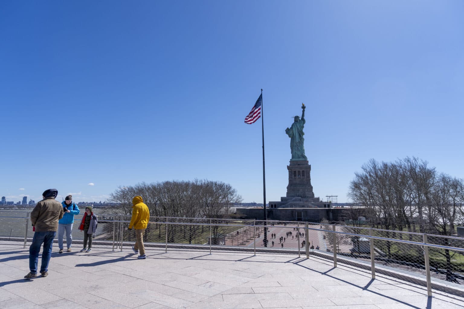 Statue of Liberty on Liberty island