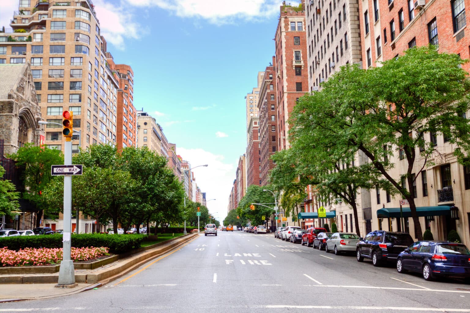 Park Avenue, Manhattan Upper East Side, New York City.