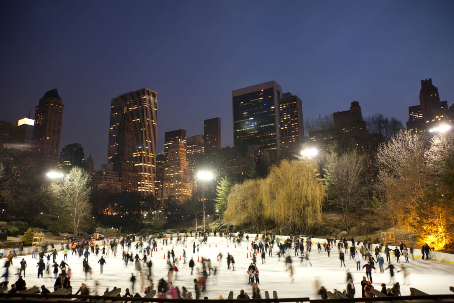 Nighttime at Wollman Rink