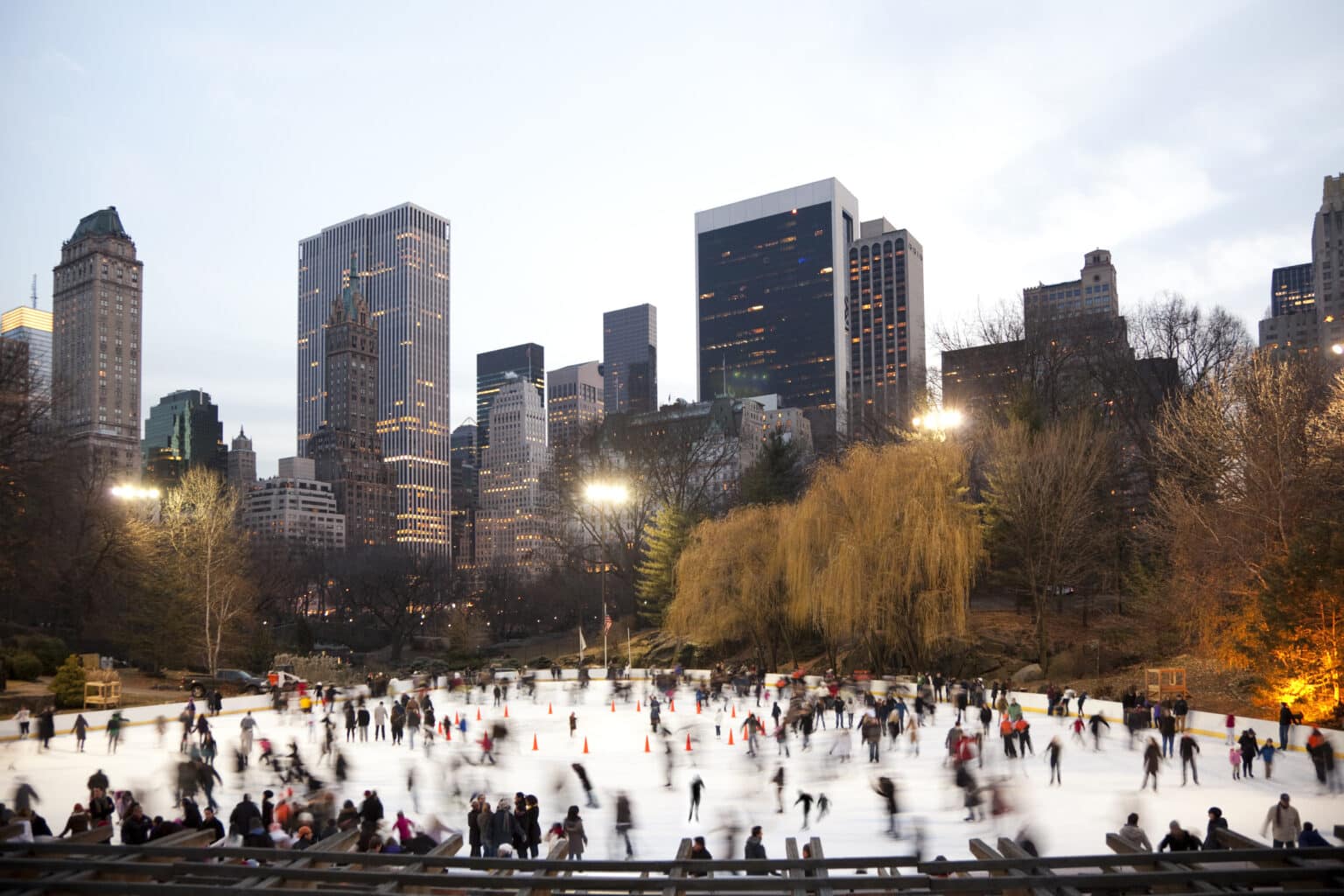 Ice Skating in Central Park