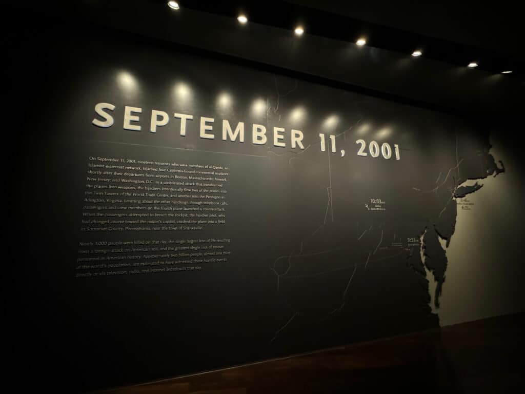 Debut musee 11 septembre