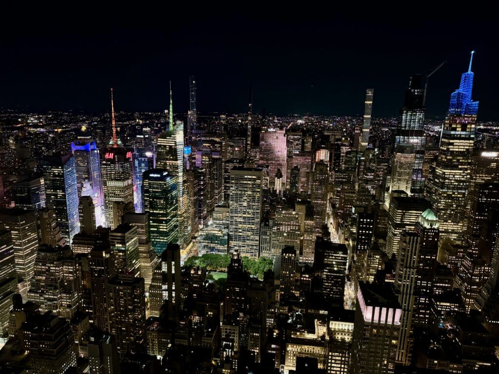 Empire State Building vue de nuit