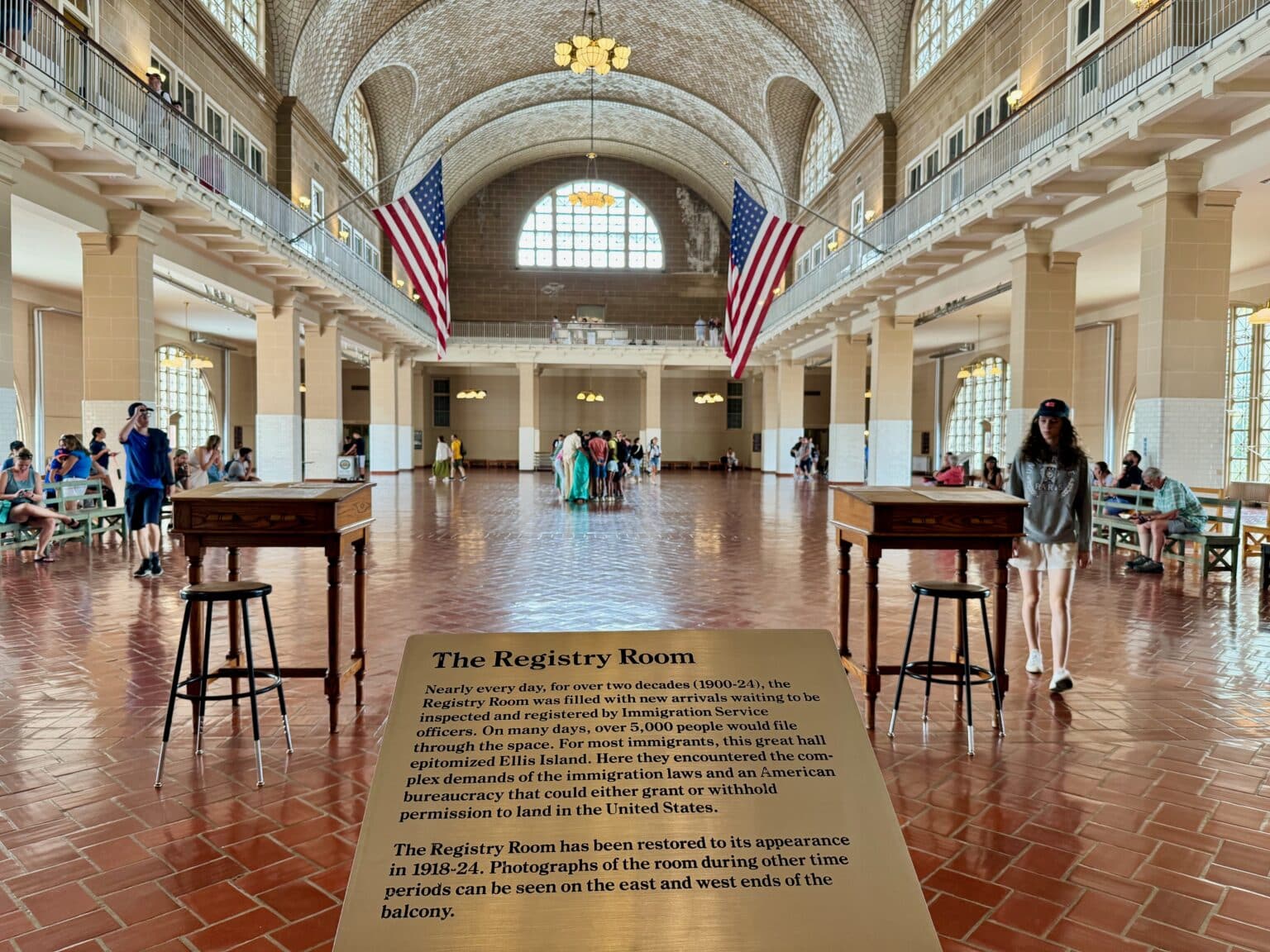 Interieur ellis island