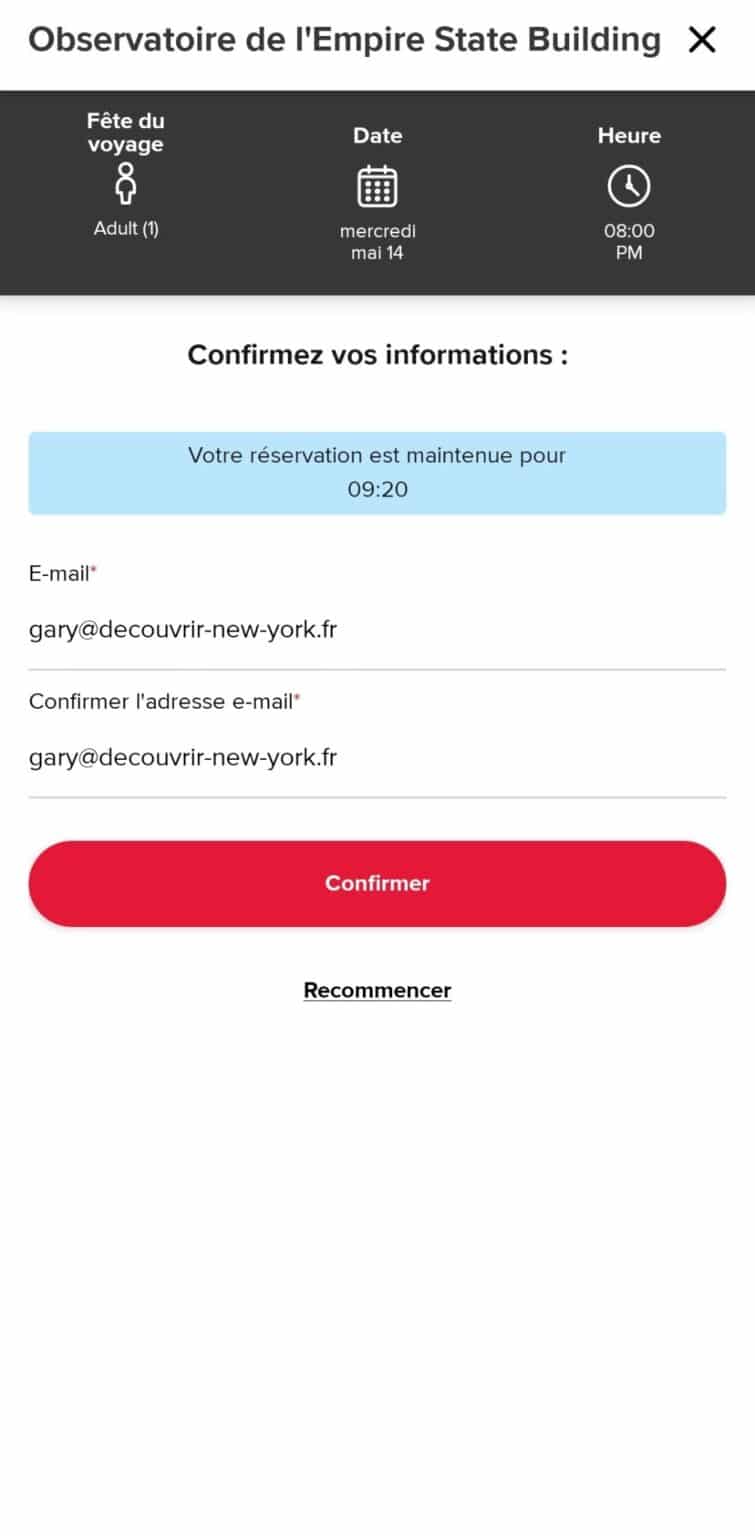Rentrez votre mail