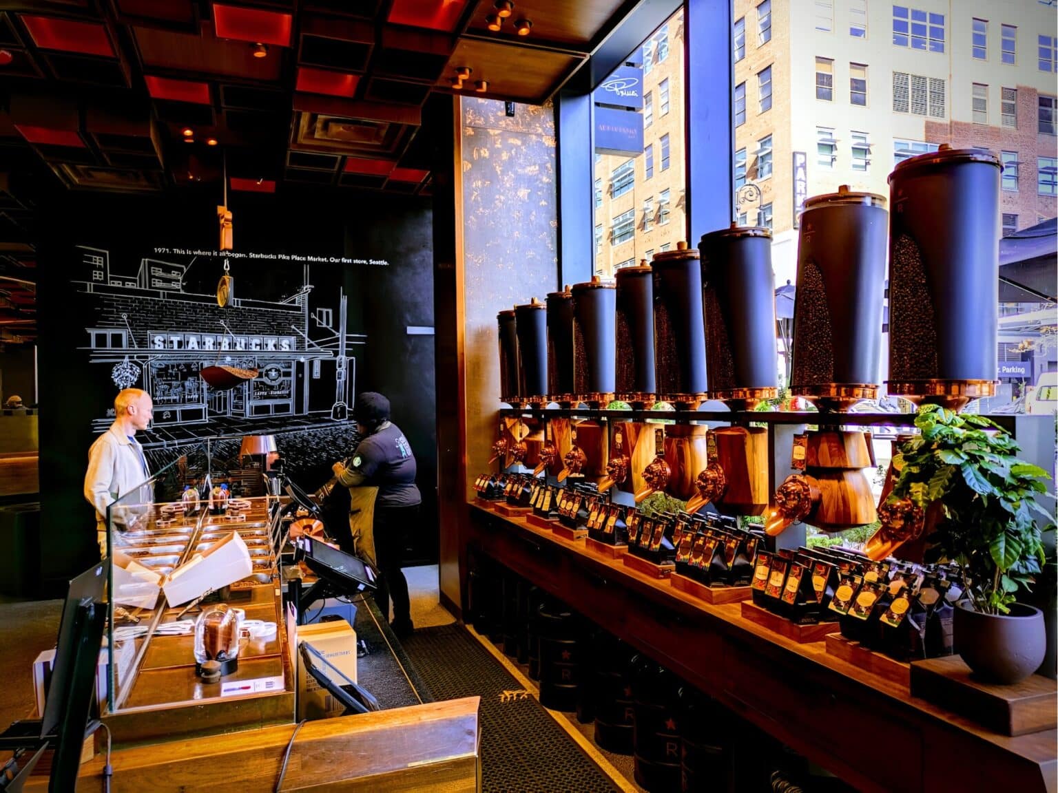 Starbucks Reserve Roastery New York interieur