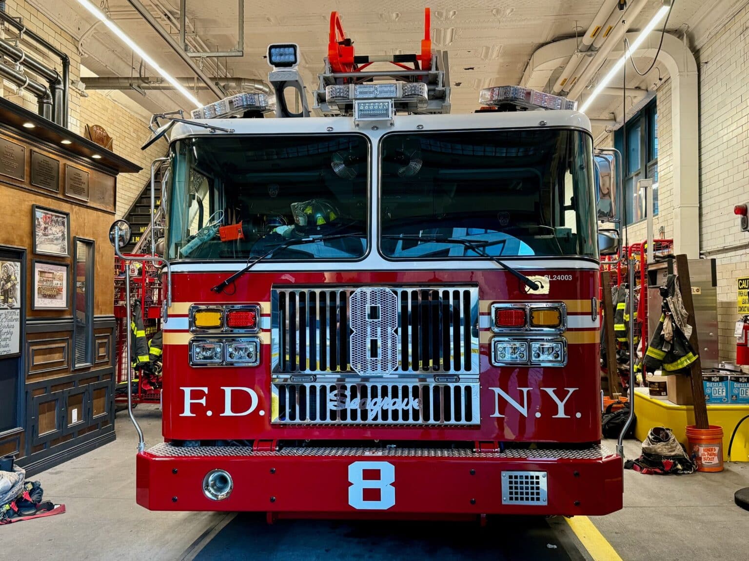 Caserne Hook & Ladder 8 interieur