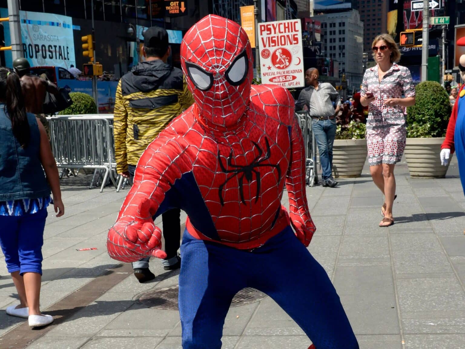 Spiderman Times Square