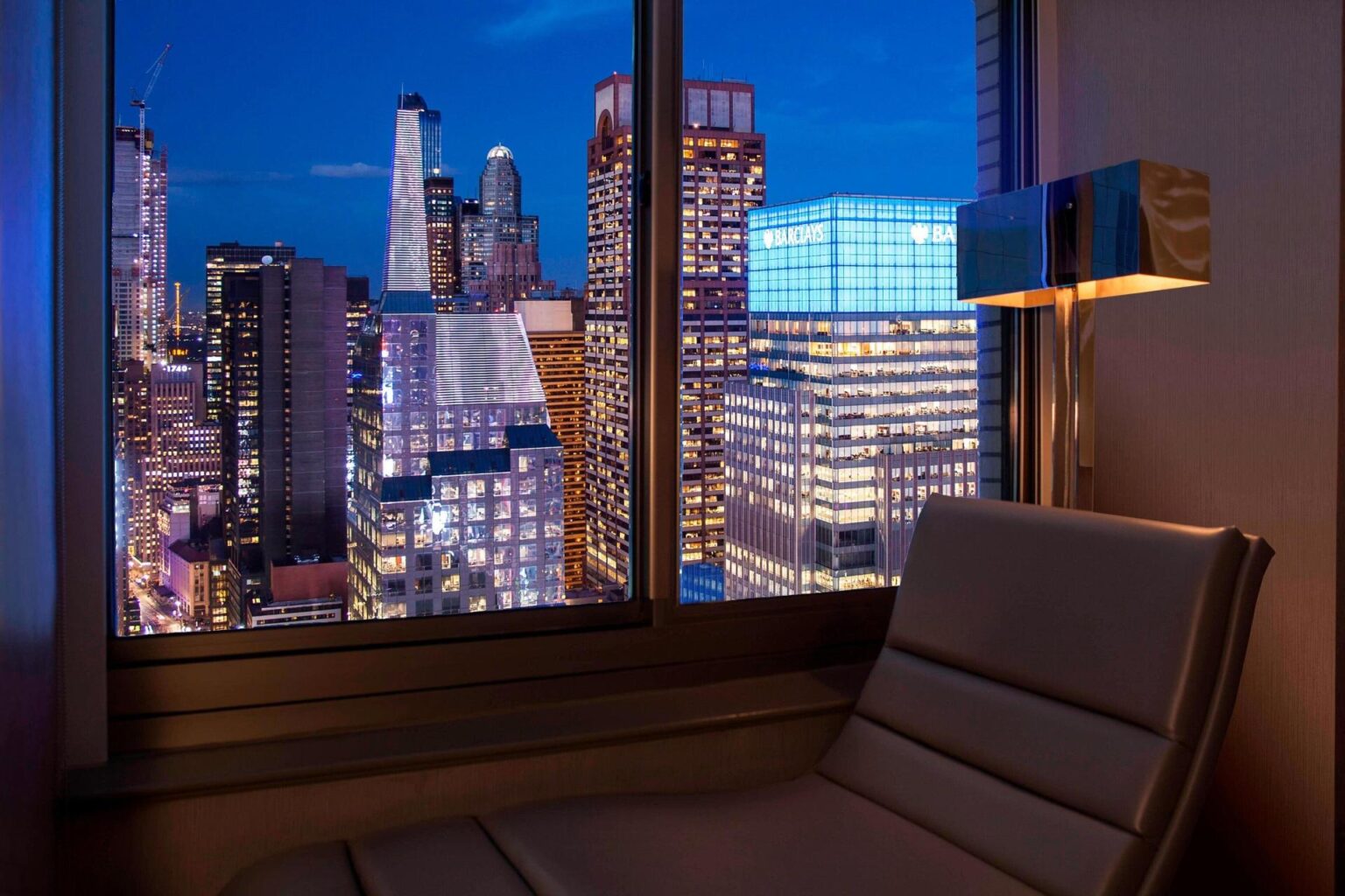 Chambre W Hotel vue Times Square