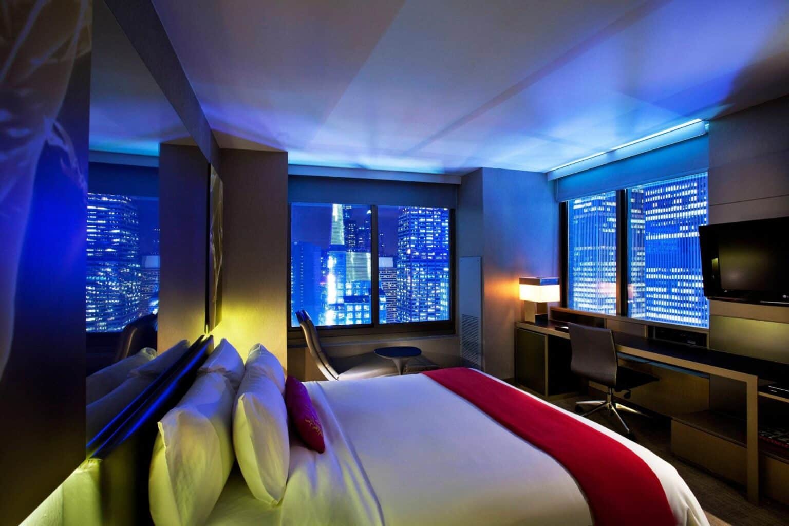 Chambre W Hotel vue Times Square 2