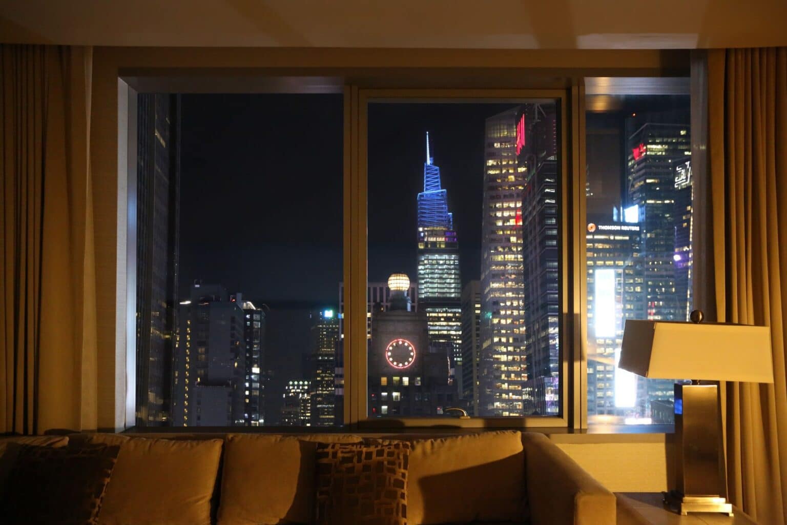 Intercontinental New York Times Square vue chambre