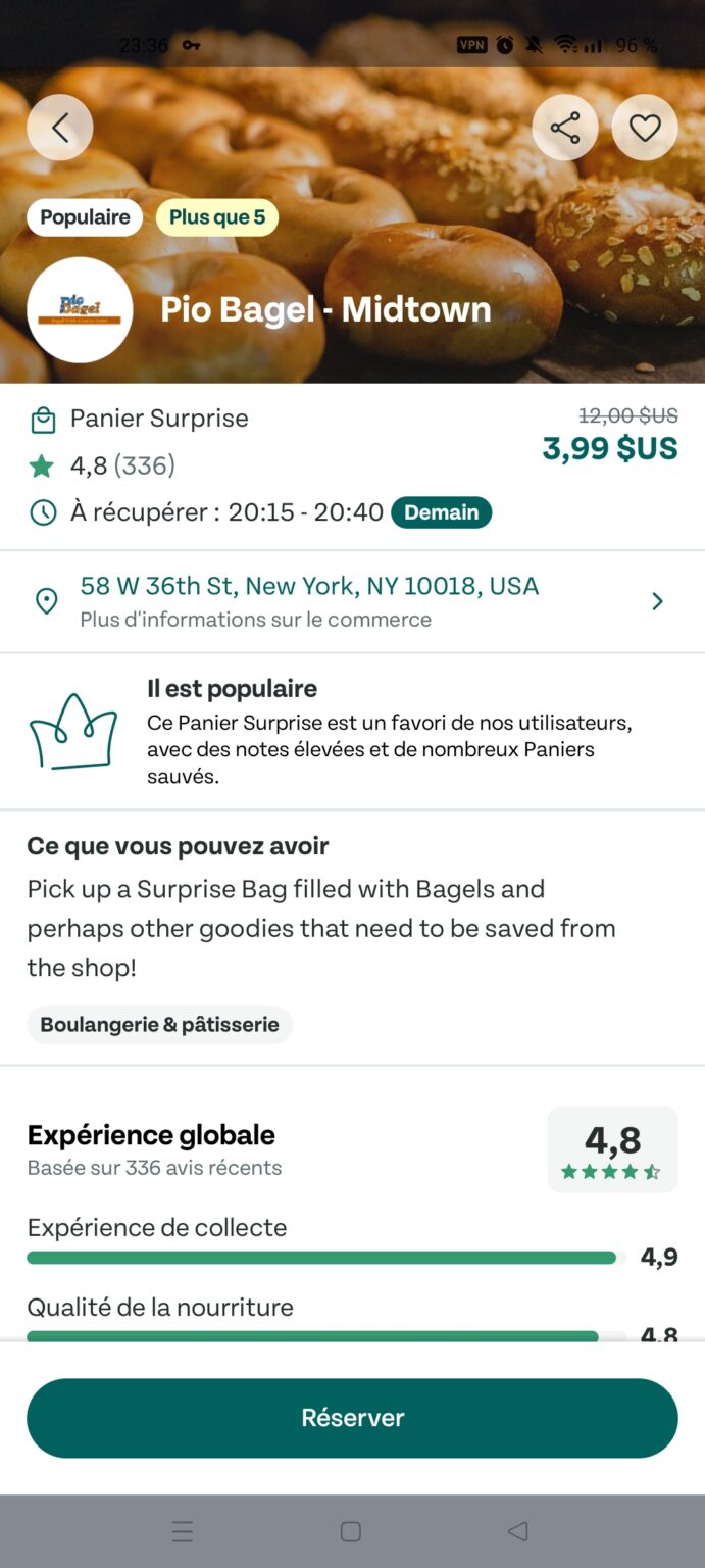 Vérifier l'heure et le lieu