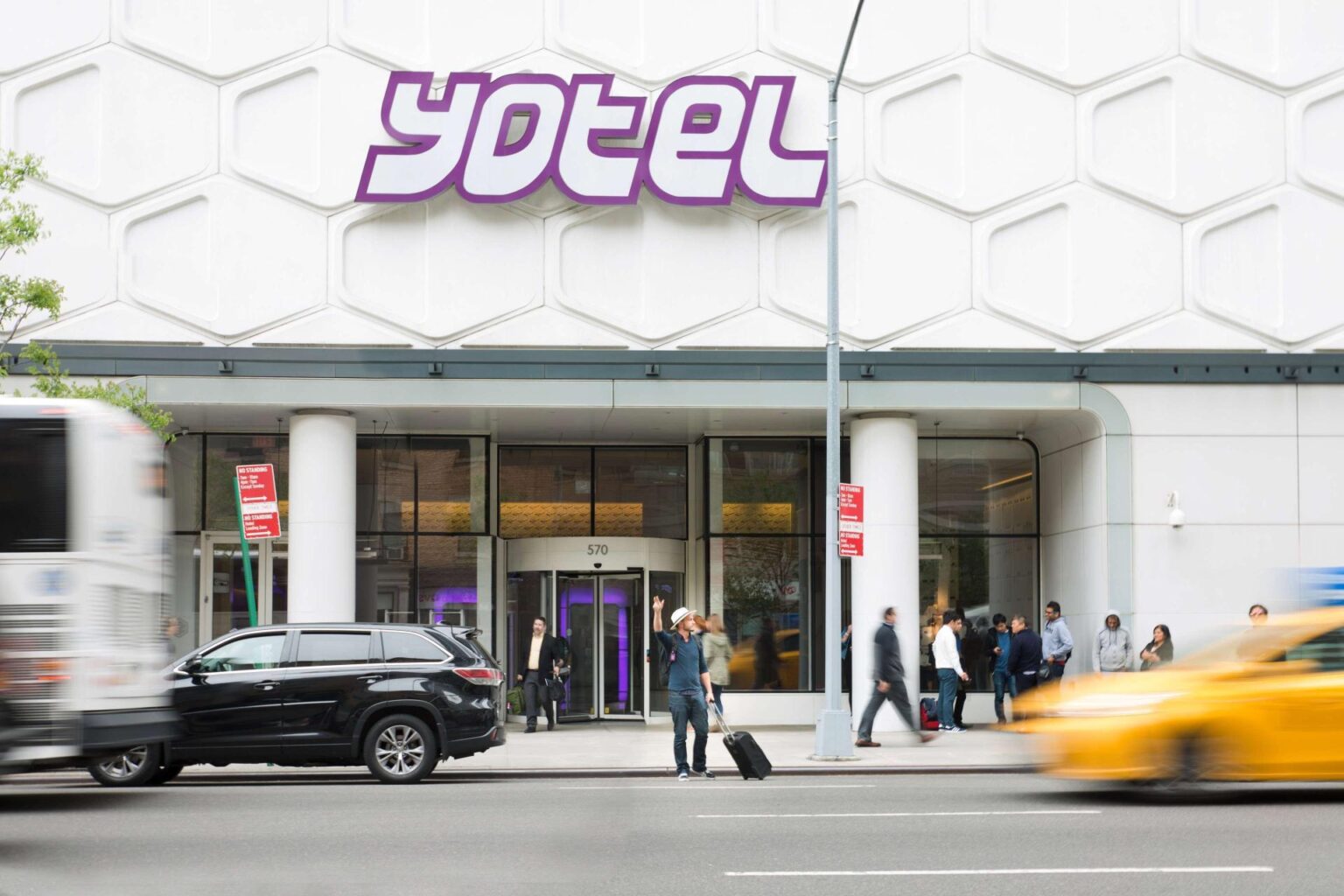 yotel times square facade