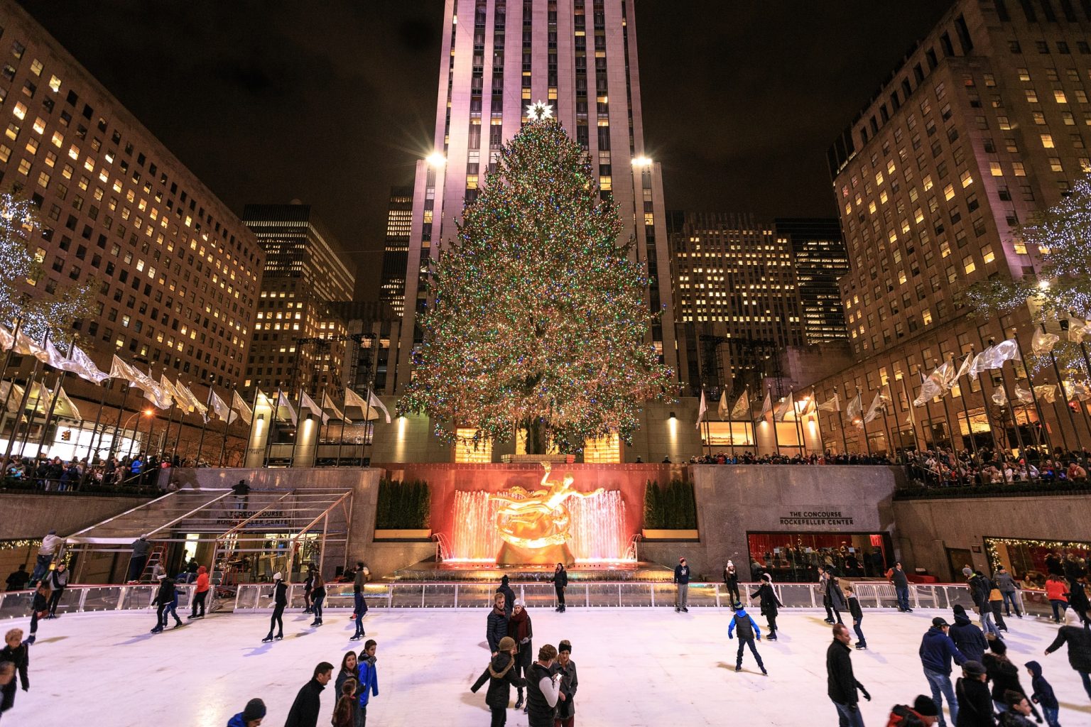 patinoire noel rockfeller center