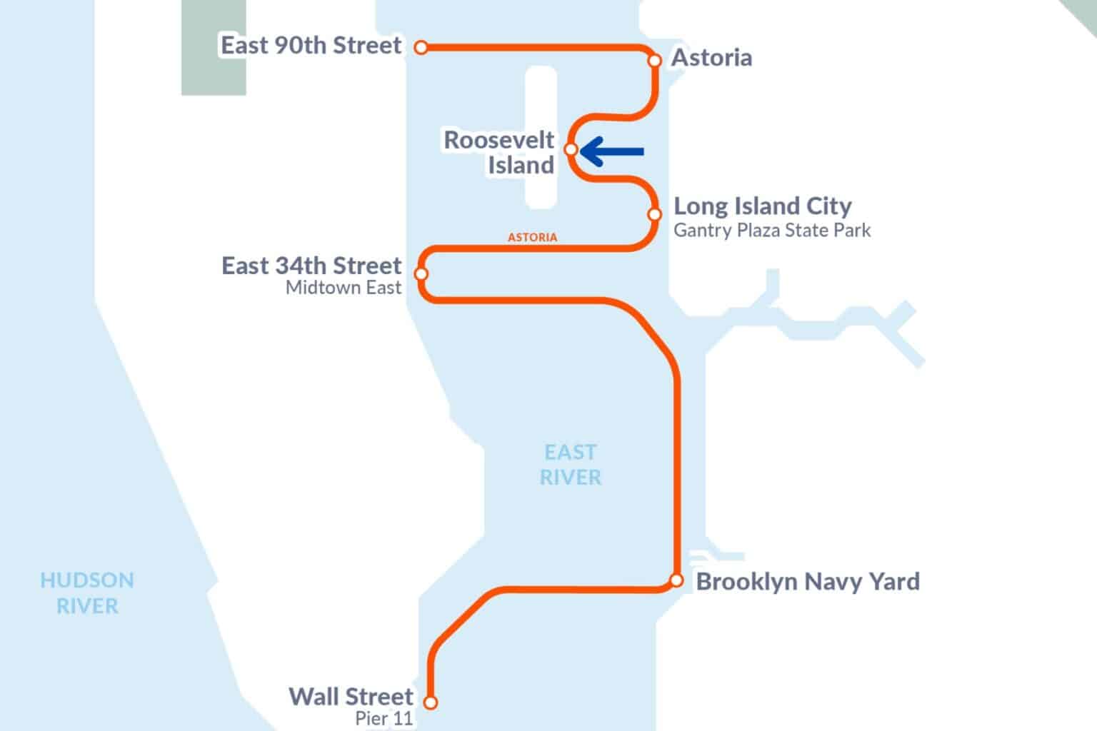 Plan NYC Ferry Astoria