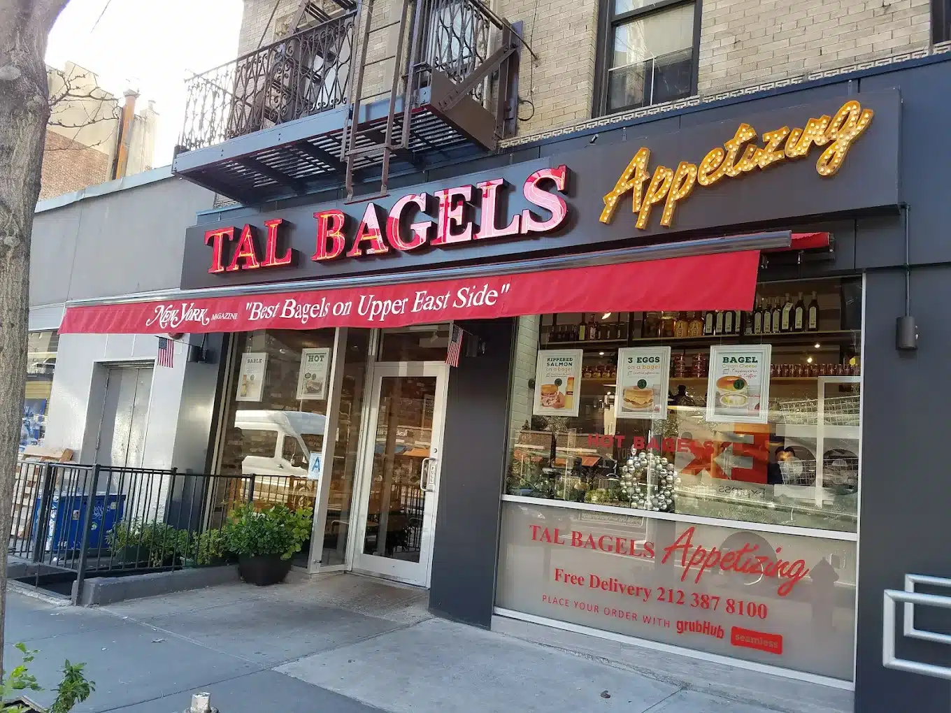tal bagels new york facade